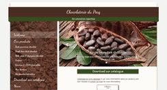 Desktop Screenshot of chocolateriedupecq.com